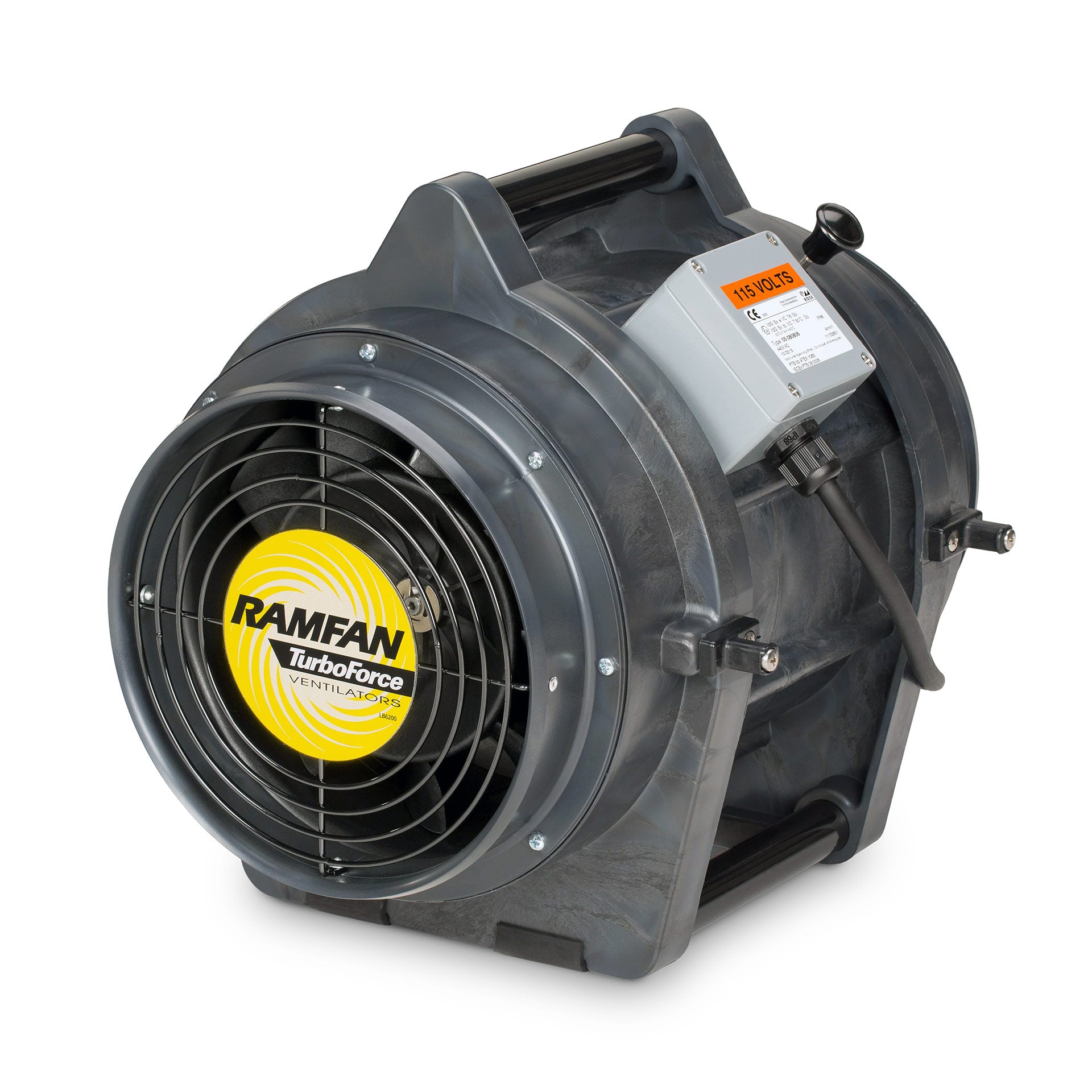 UB20XX – 8in / 20cm Electric Hazardous-Area Ventilator